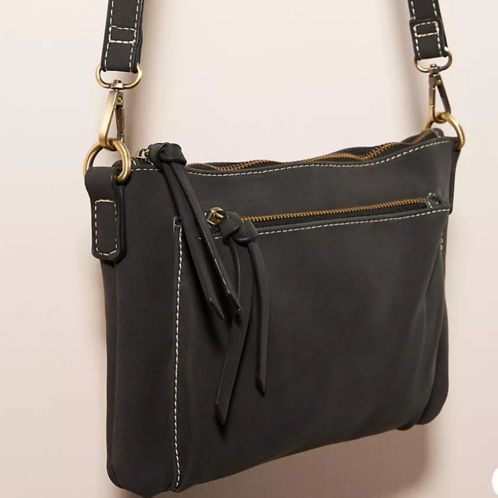 Anthropologie/Shiraleah Blair black crossbody bag - Picture 1 of 7